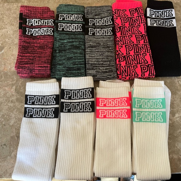 PINK Victoria's Secret Other - 9 new authentic Victoria secret socks